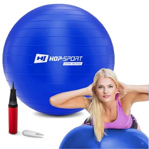 Gymnastický míč fitness 45cm s pumpou - modrý